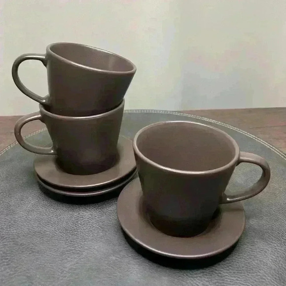IKEA Espresso/Coffee Cups and Saucers Set - Picture 2 of 2